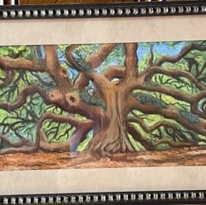 Painting of a giant Oak tree